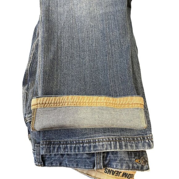 Duluth Trading Co. Flex Ballroom Jeans 44x32 Relaxed Fit Mens Blue Denim Cotton - Picture 6 of 10